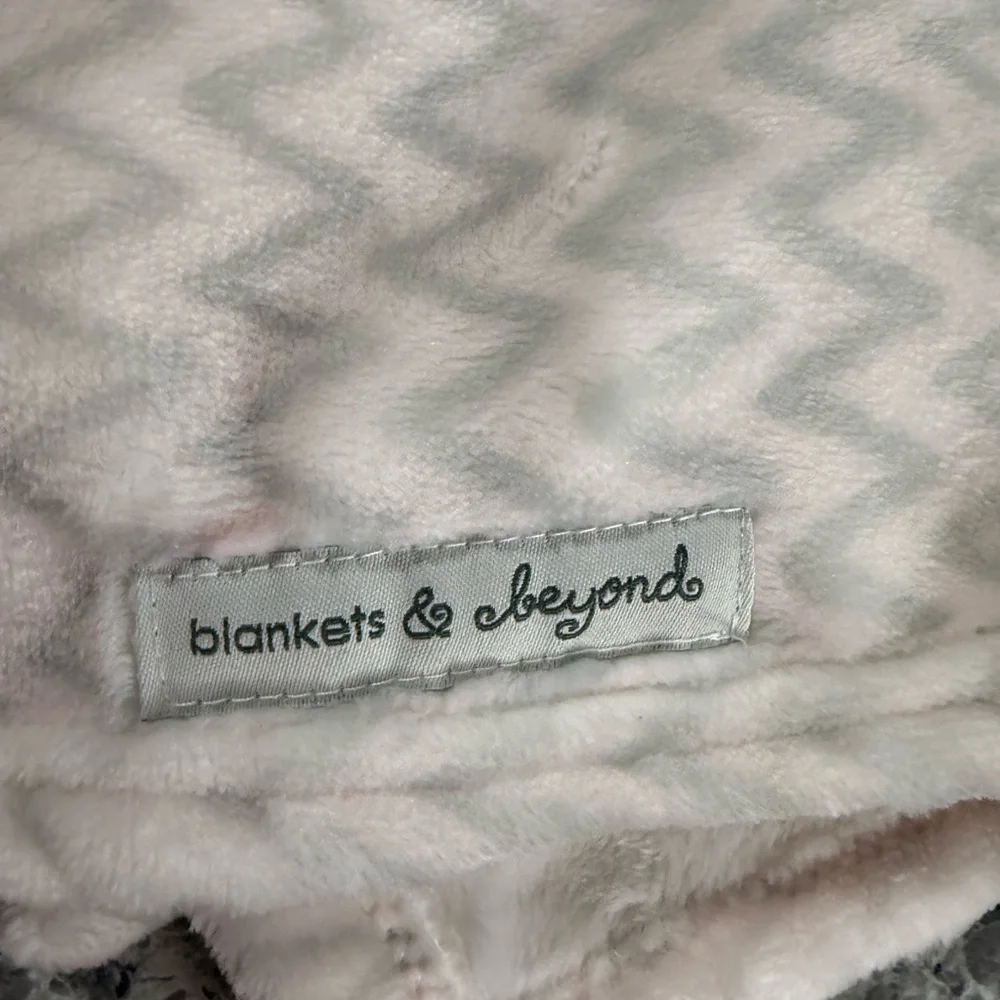 Pink Bunny Lovey Comfort Blanket